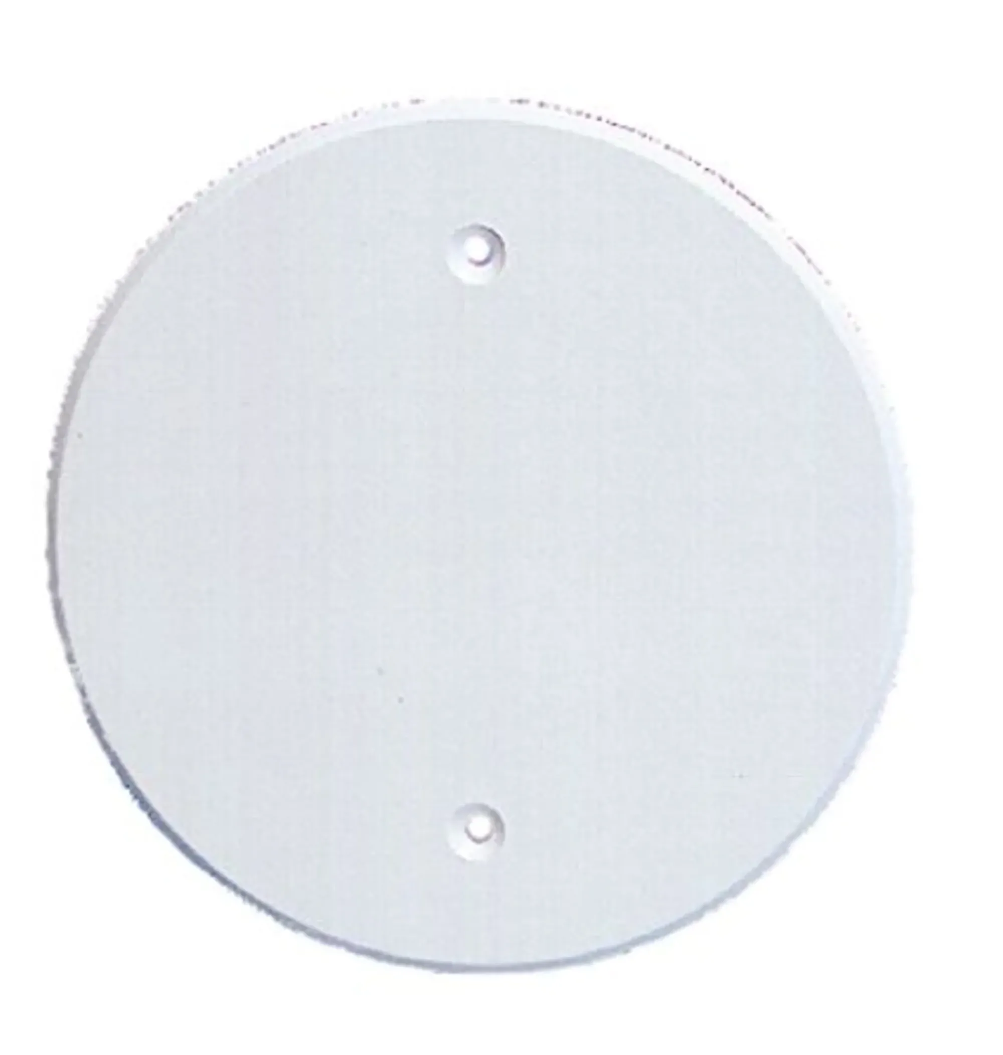 Vegglokk PVC hvit med skruefeste 92mm-Gelia New