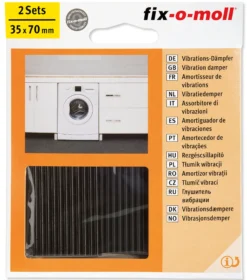 Vibrasjonsdempere for Vaskemaskin Etc.-Fix O Moll Outlet