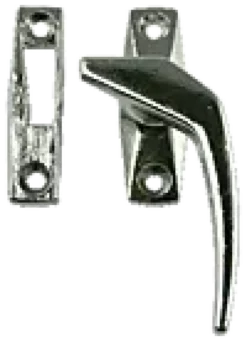 Vindusvrider G7937 venstre forkrommet matt-Assa abloy