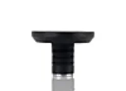 VINSTOPPER D5X3,5CM 18/8 STÅL PLAST SILIKON SVART-Adhoc Best