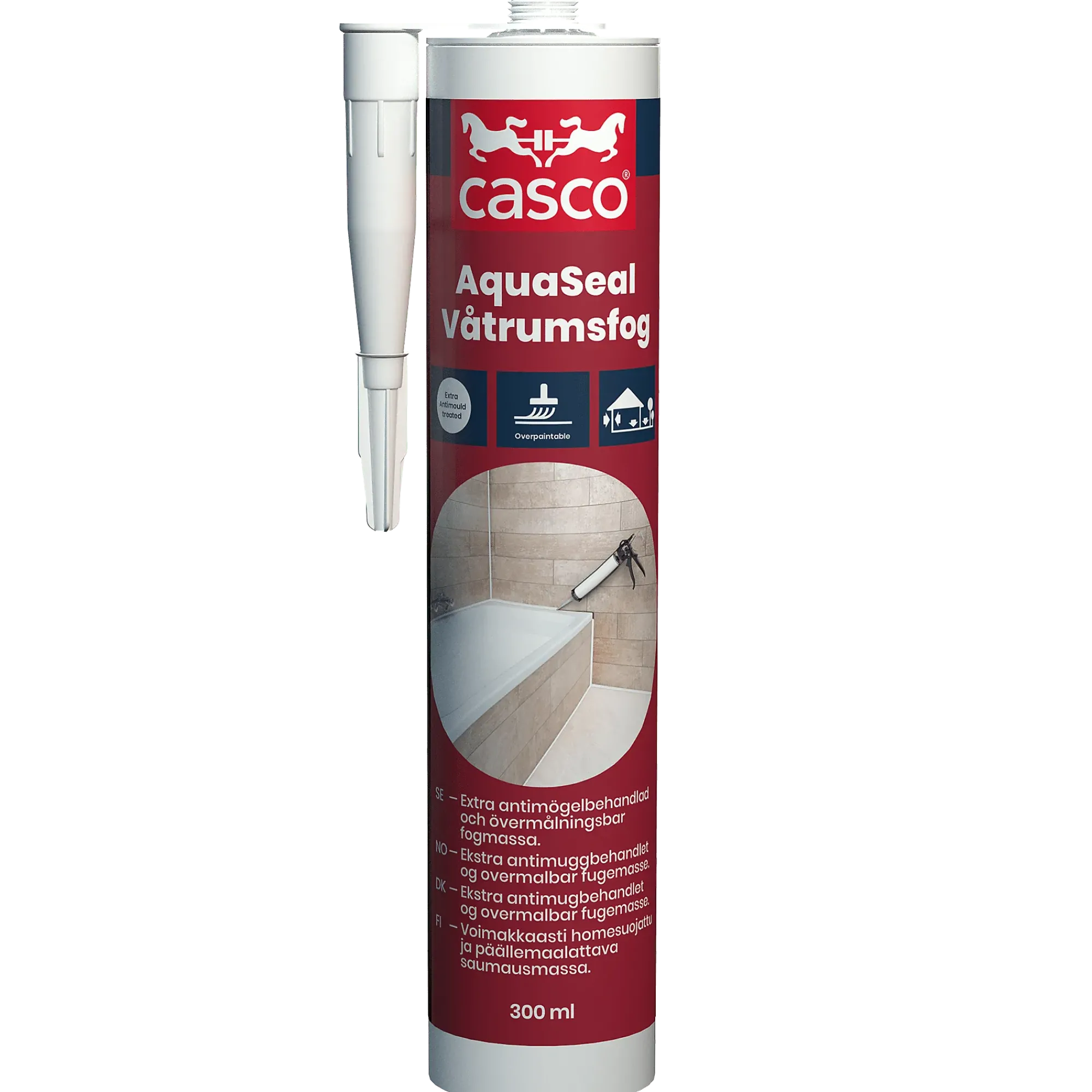 Våtromsfug Aquaseal 300ml Anthracite-Casco