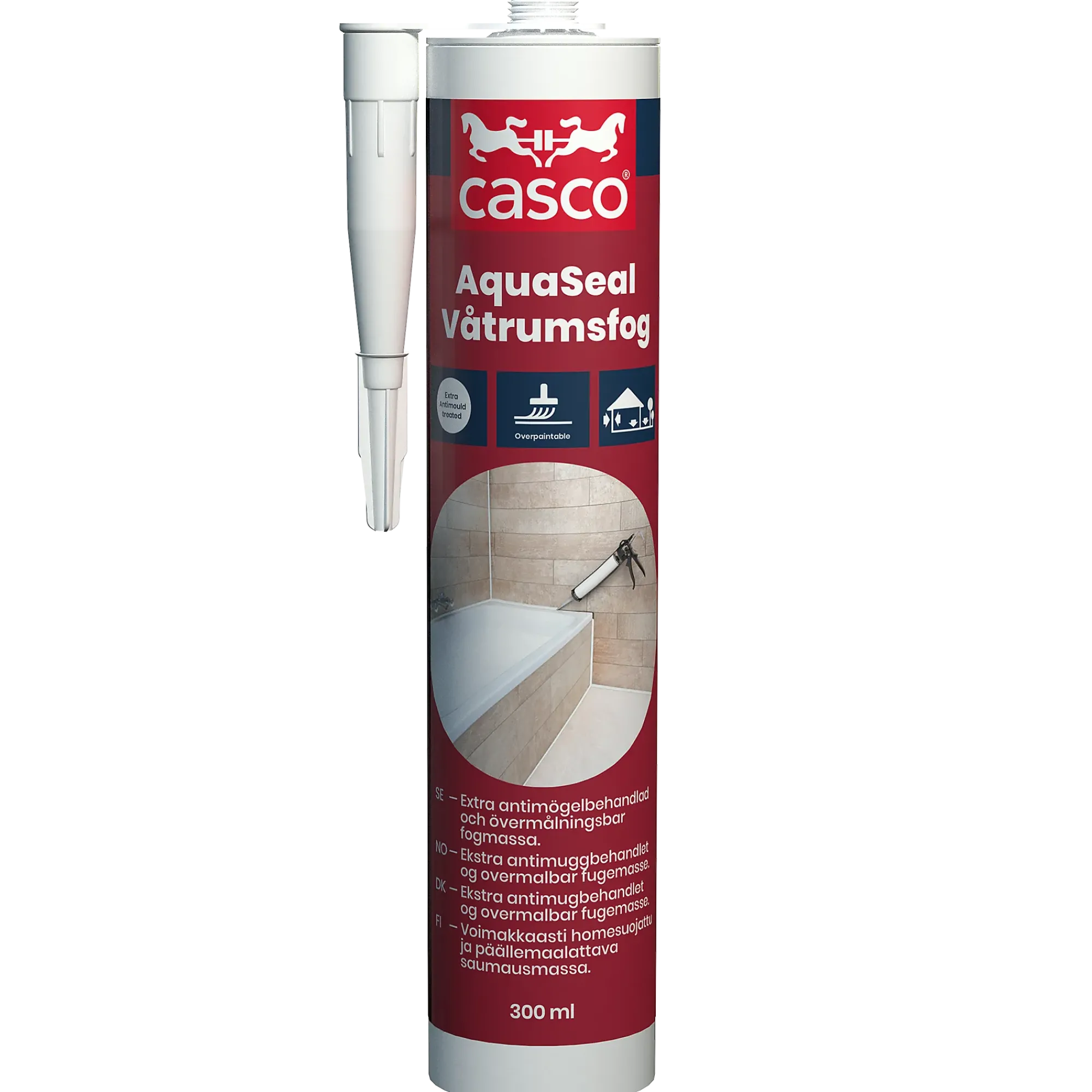 Våtromsfug Aquaseal 300ml Anthracite-Casco