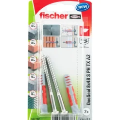 VÅTROMSPLUGG DUOSEAL 8X48 S BK-Fischer Outlet
