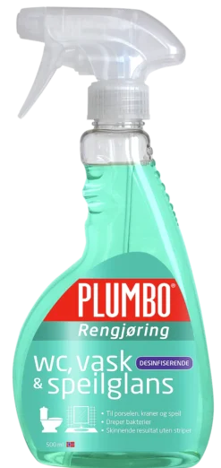WC VASK & SPEILGLANS 500ML-Plumbo Clearance