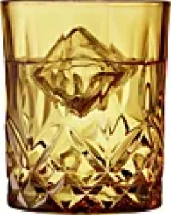 Whiskyglass Sorrento Amber 32cl 4stk-Lyngby glas Hot