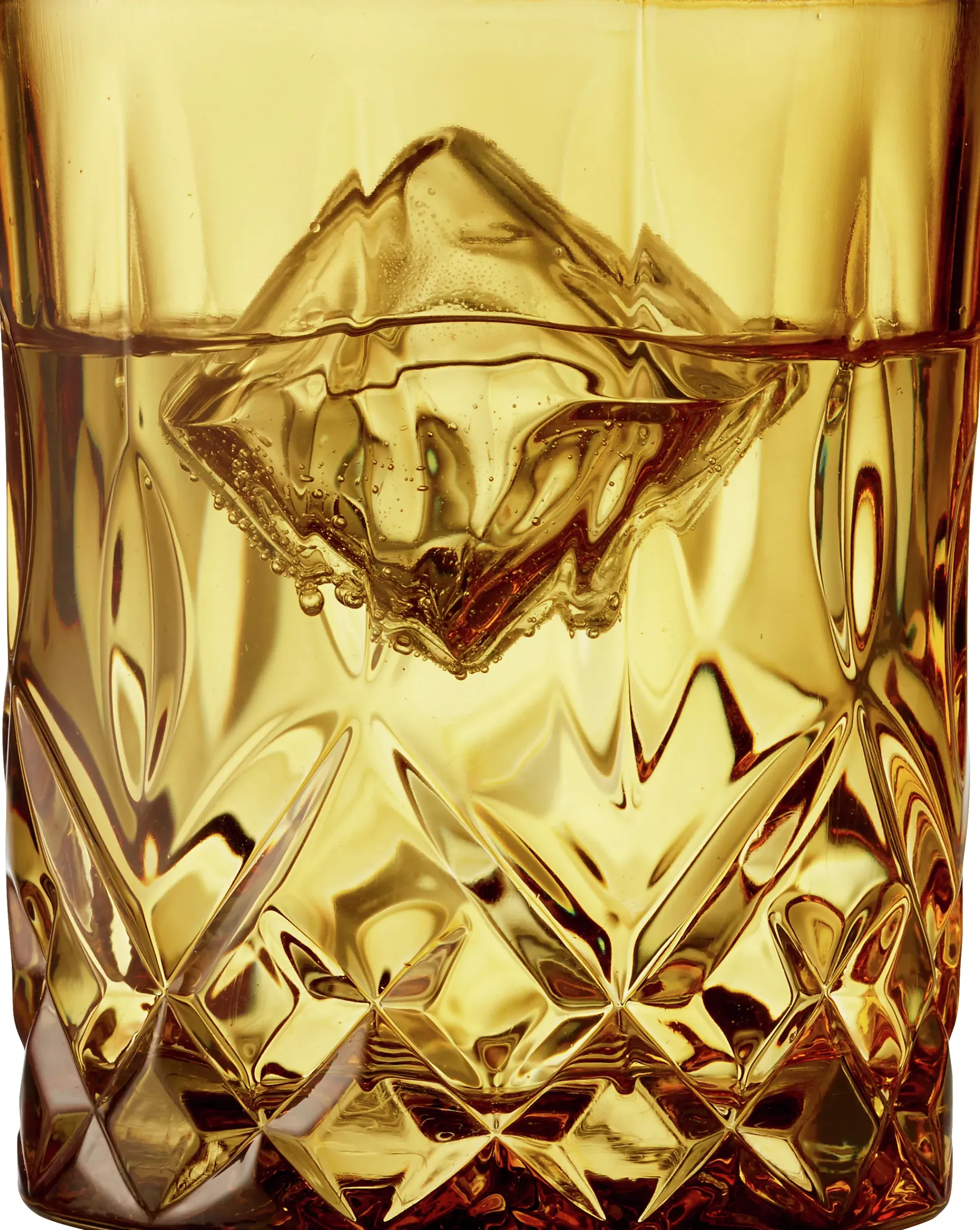Whiskyglass Sorrento Amber 32cl 4stk-Lyngby glas Hot