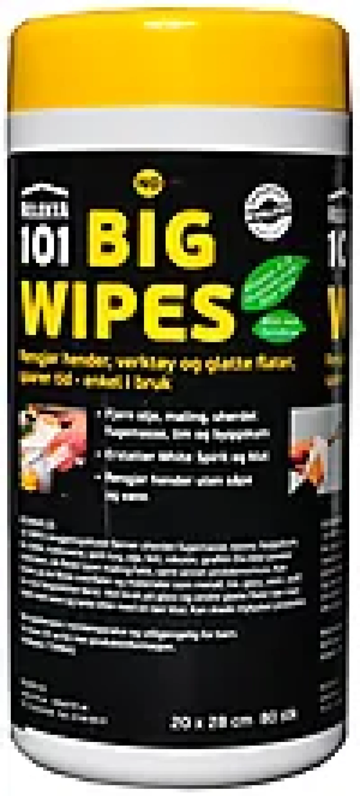 Wipes 101 rengjør hender, verktøy&glatte flater 80stk-Relekta101 New