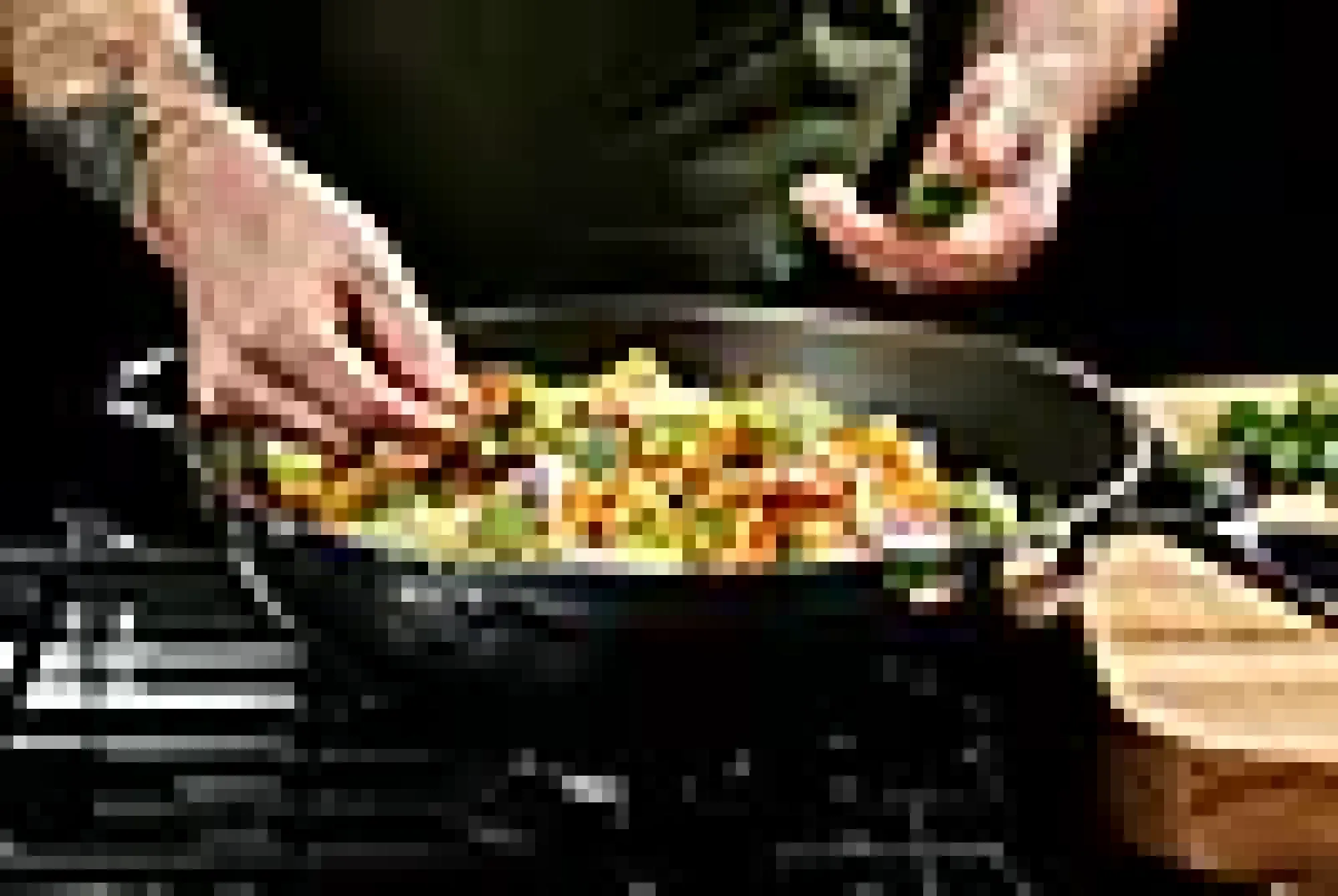 Wok med lokk 36cm hybrid-Hexclad Hot