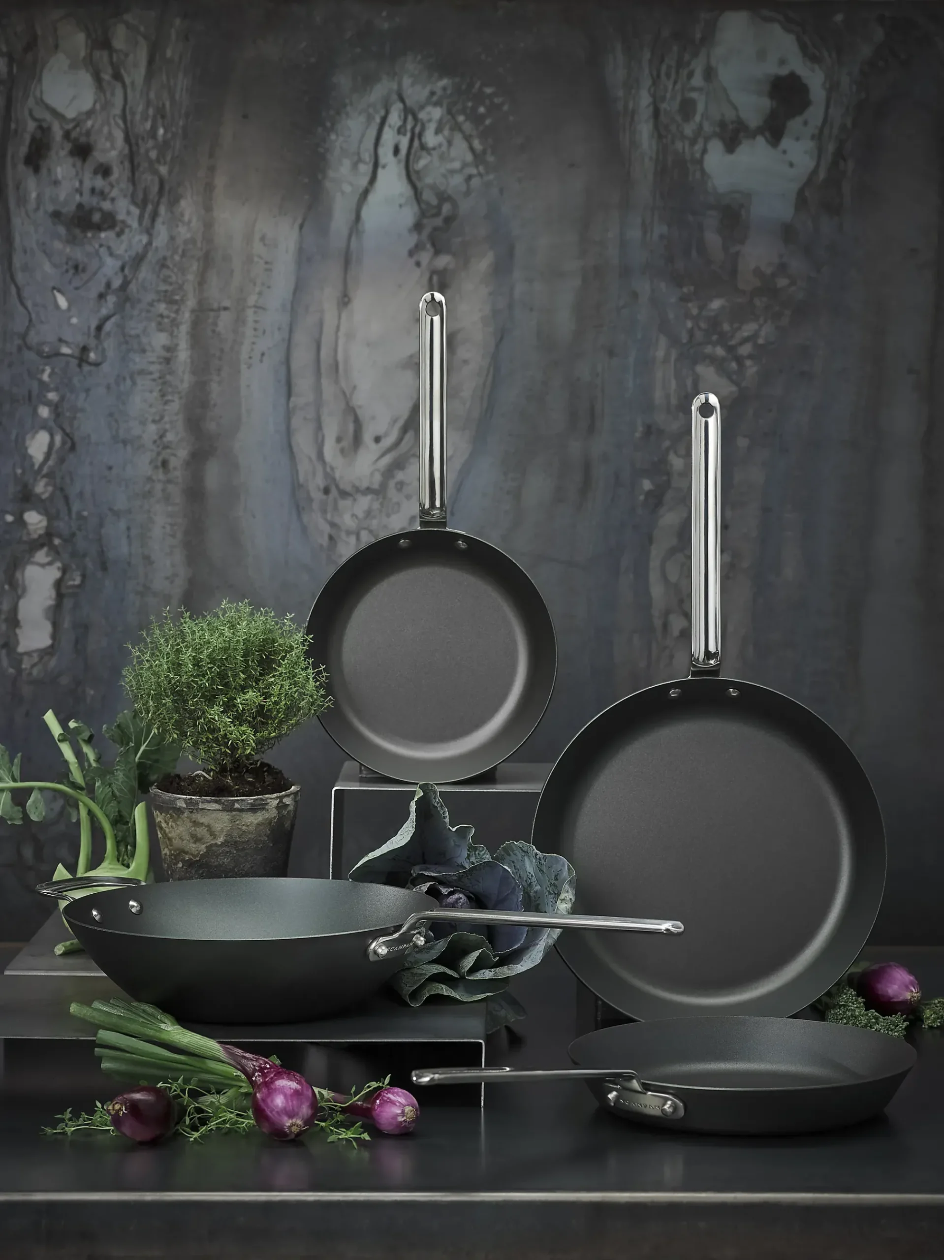 Wokpanne 30cm Black Iron-Scanpan Hot