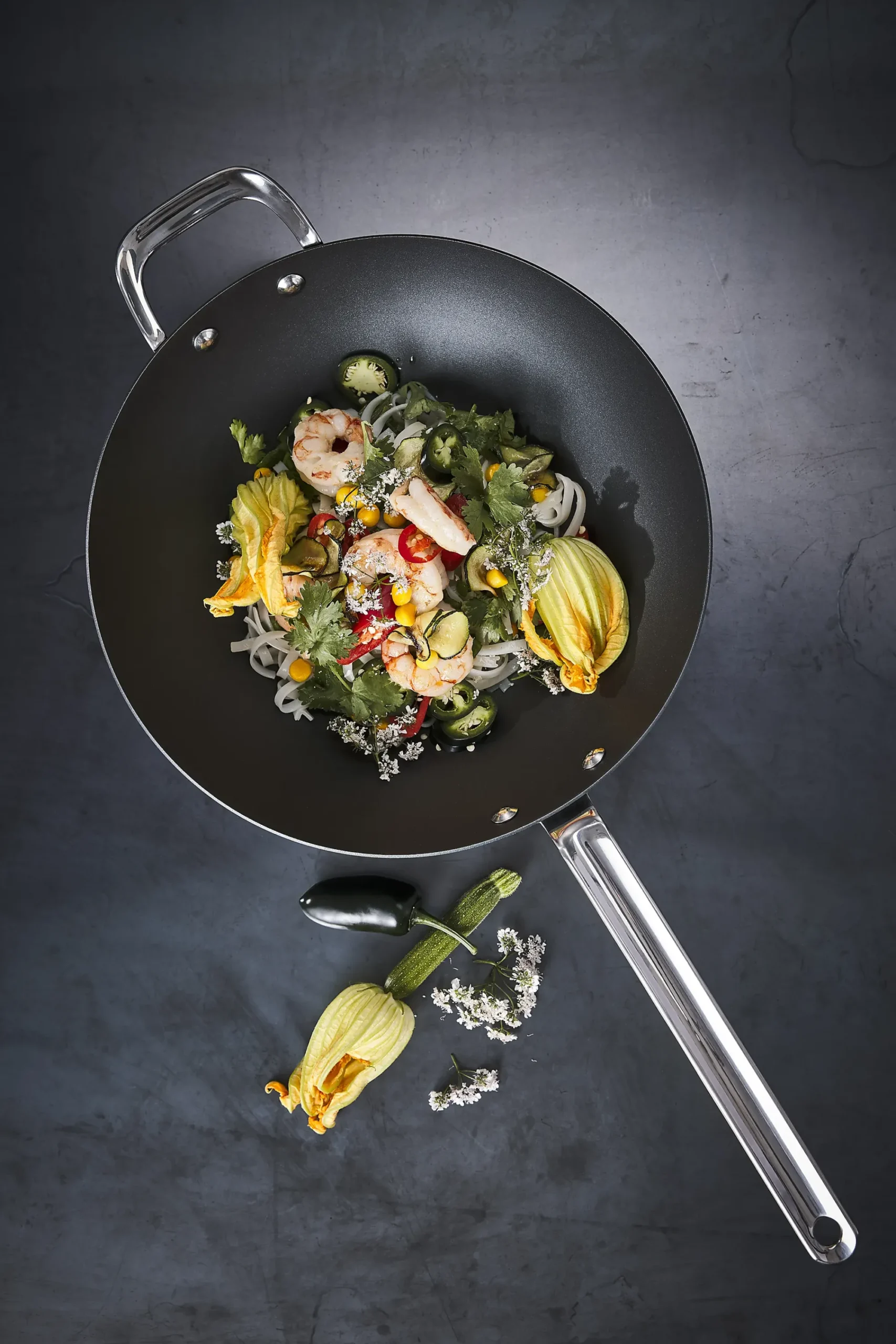Wokpanne 30cm Black Iron-Scanpan Hot