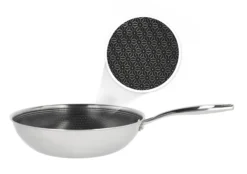 Wok Premium 3-Ply 28cm med Keramisk Hybridbelegg-Invite Online