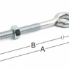 ØYEBOLT 5002 M10X80X20 ELFORSINKET BLISTERPAKKET SB-Habo