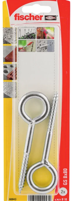 ØYESKRUE GS 8X80MM 2STK-Fischer Hot