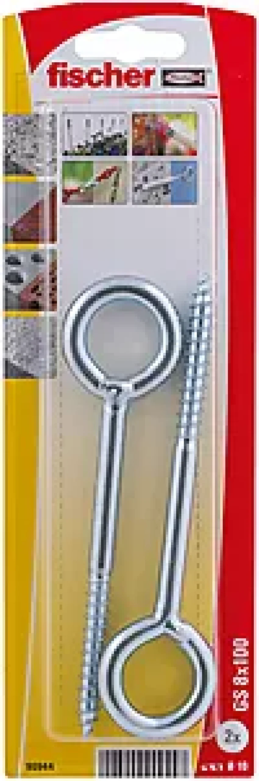 Øyeskrue 8x100mm Elzink 2 Stk-Fischer Outlet